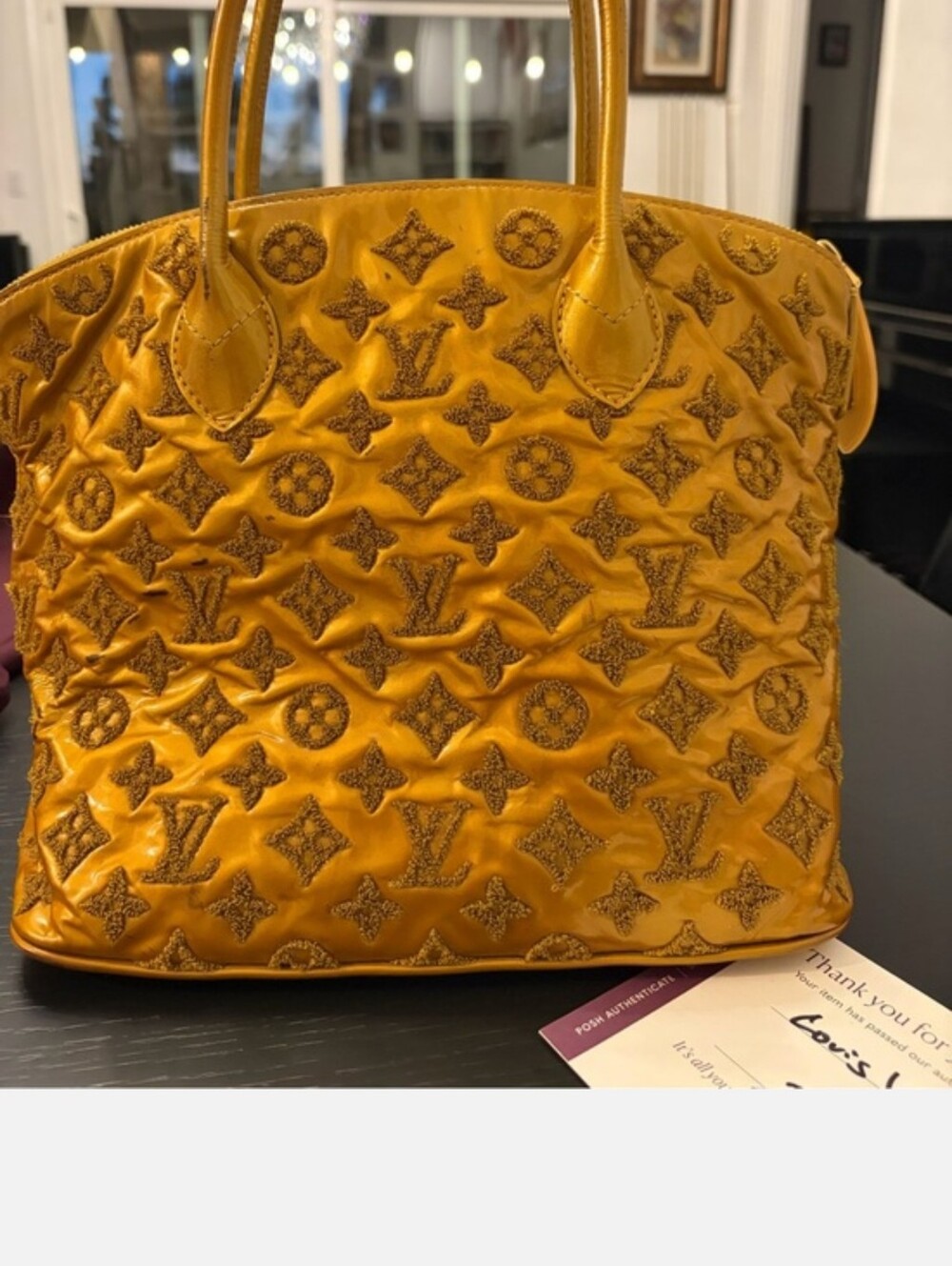 Louis VuittonLimited Edition Gold Monogram Fascination Lockit Bag For Trade - Picture 2 of 9